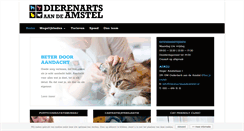 Desktop Screenshot of dierenartsaandeamstel.nl